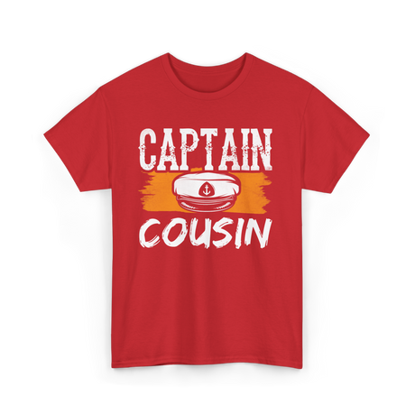 Captain Cousin Yacht Crew T-Shirt - Red