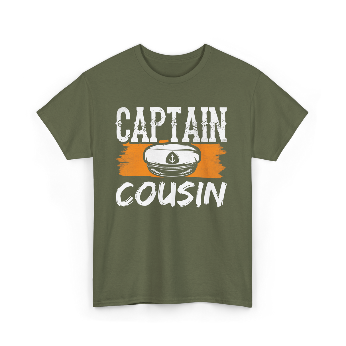 Captain Cousin Yacht Crew T-Shirt - Military Green