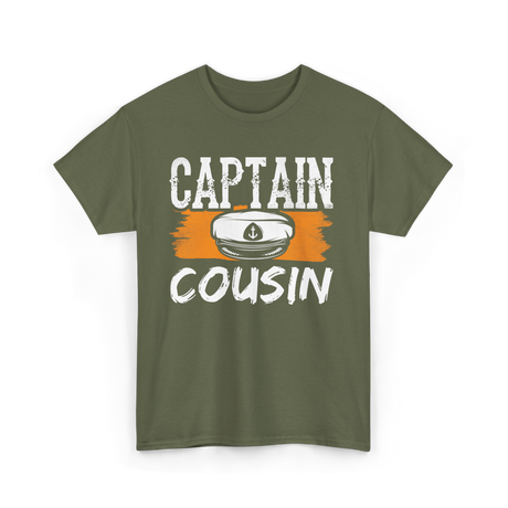 Captain Cousin Yacht Crew T-Shirt - Military Green