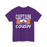 Captain Cousin Yacht Crew T-Shirt - Purple