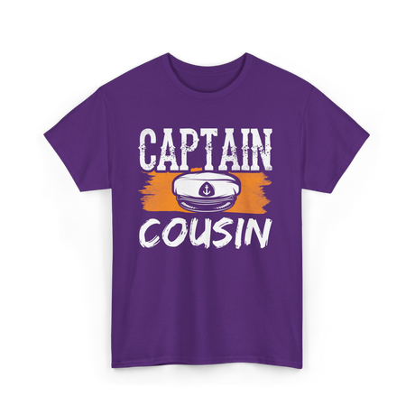 Captain Cousin Yacht Crew T-Shirt - Purple