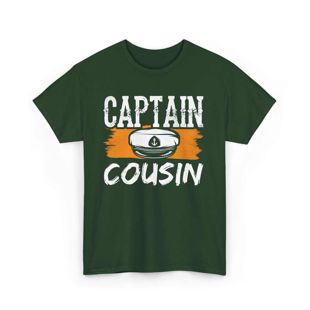 Captain Cousin Yacht Crew T-Shirt - Forest Green