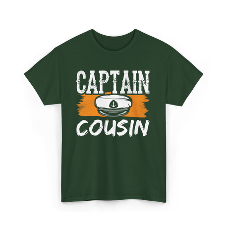 Captain Cousin Yacht Crew T-Shirt - Forest Green