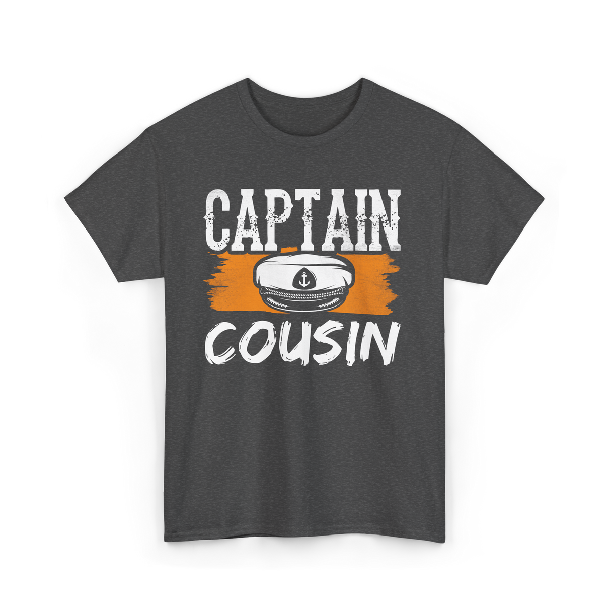 Captain Cousin Yacht Crew T-Shirt - Dark Heather