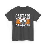 Captain Daughter Sailing Nautical T-Shirt - Dark Heather