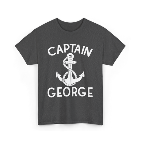 Captain George Boating T-Shirt - Dark Heather