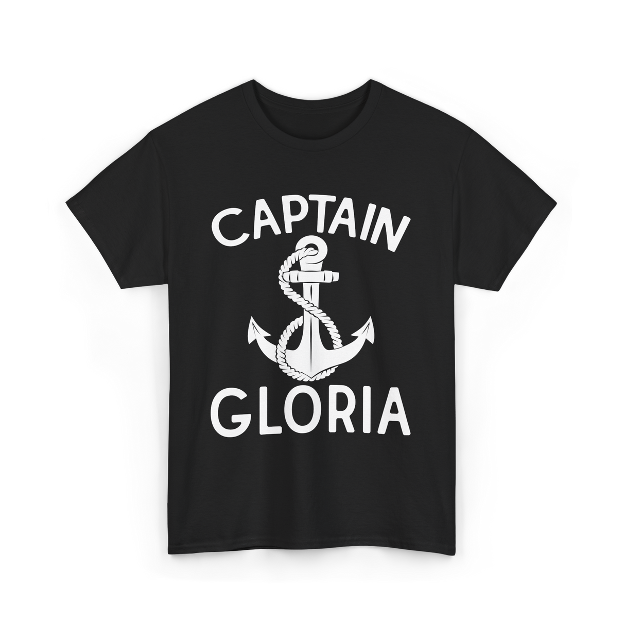 Captain Gloria Boating Captain T-Shirt - Black