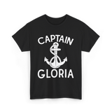 Captain Gloria Boating Captain T-Shirt - Black