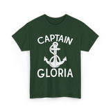 Captain Gloria Boating Captain T-Shirt - Forest Green