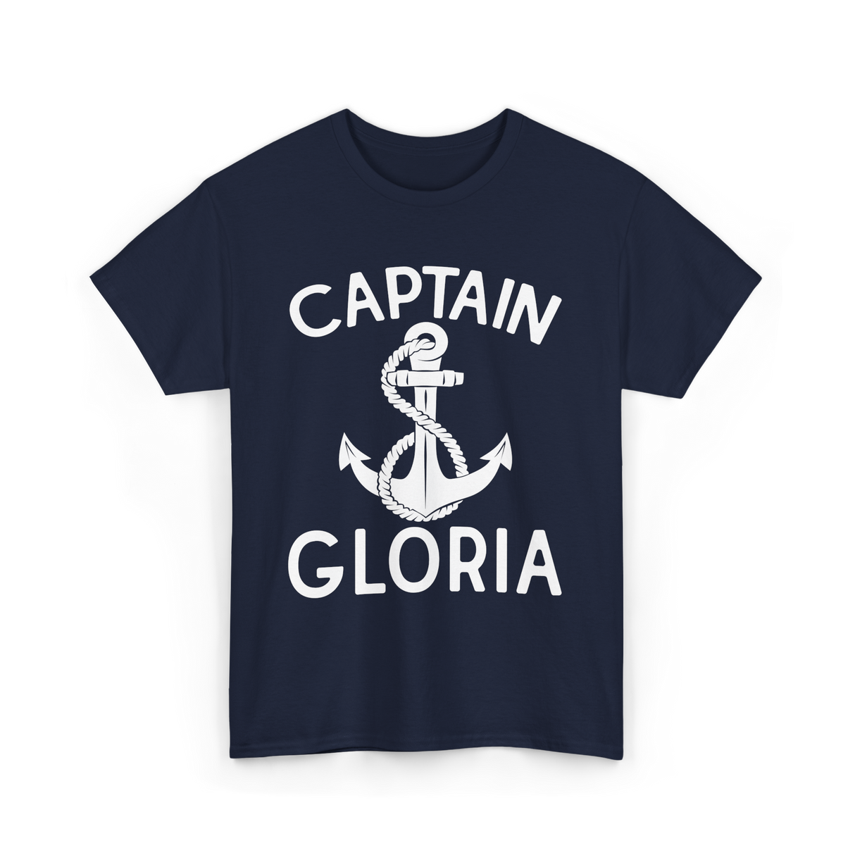 Captain Gloria Boating Captain T-Shirt - Navy