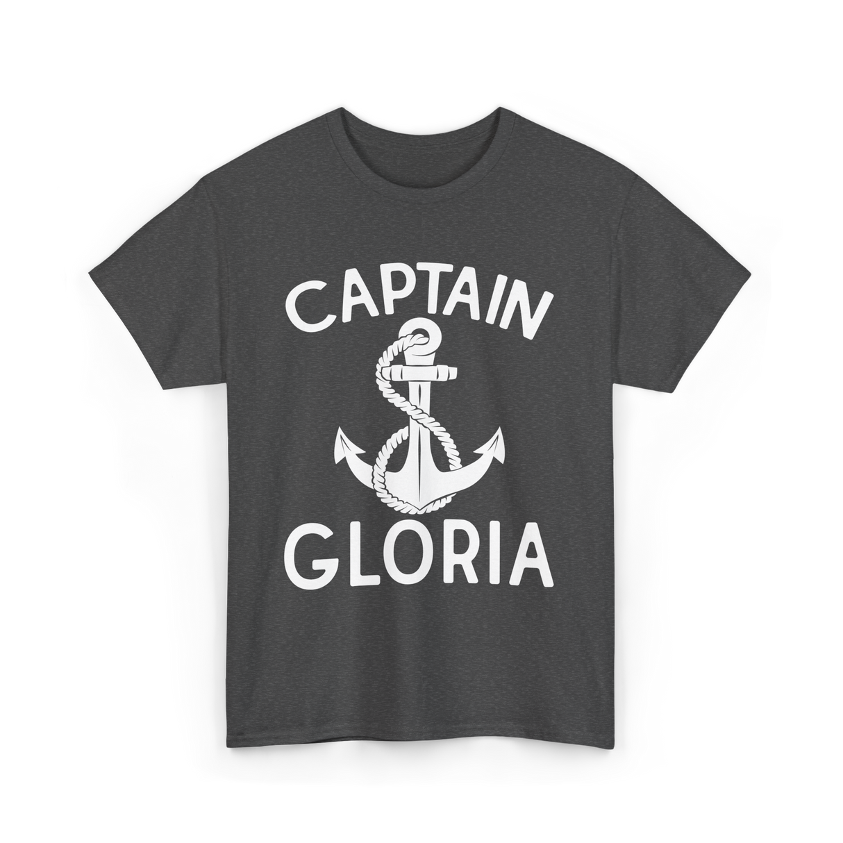 Captain Gloria Boating Captain T-Shirt - Dark Heather