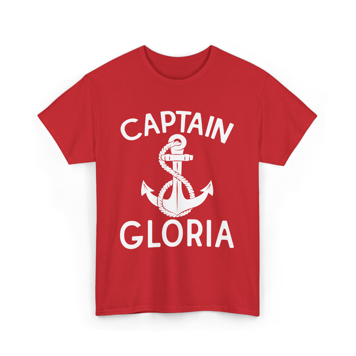 Captain Gloria Boating Captain T-Shirt - Red