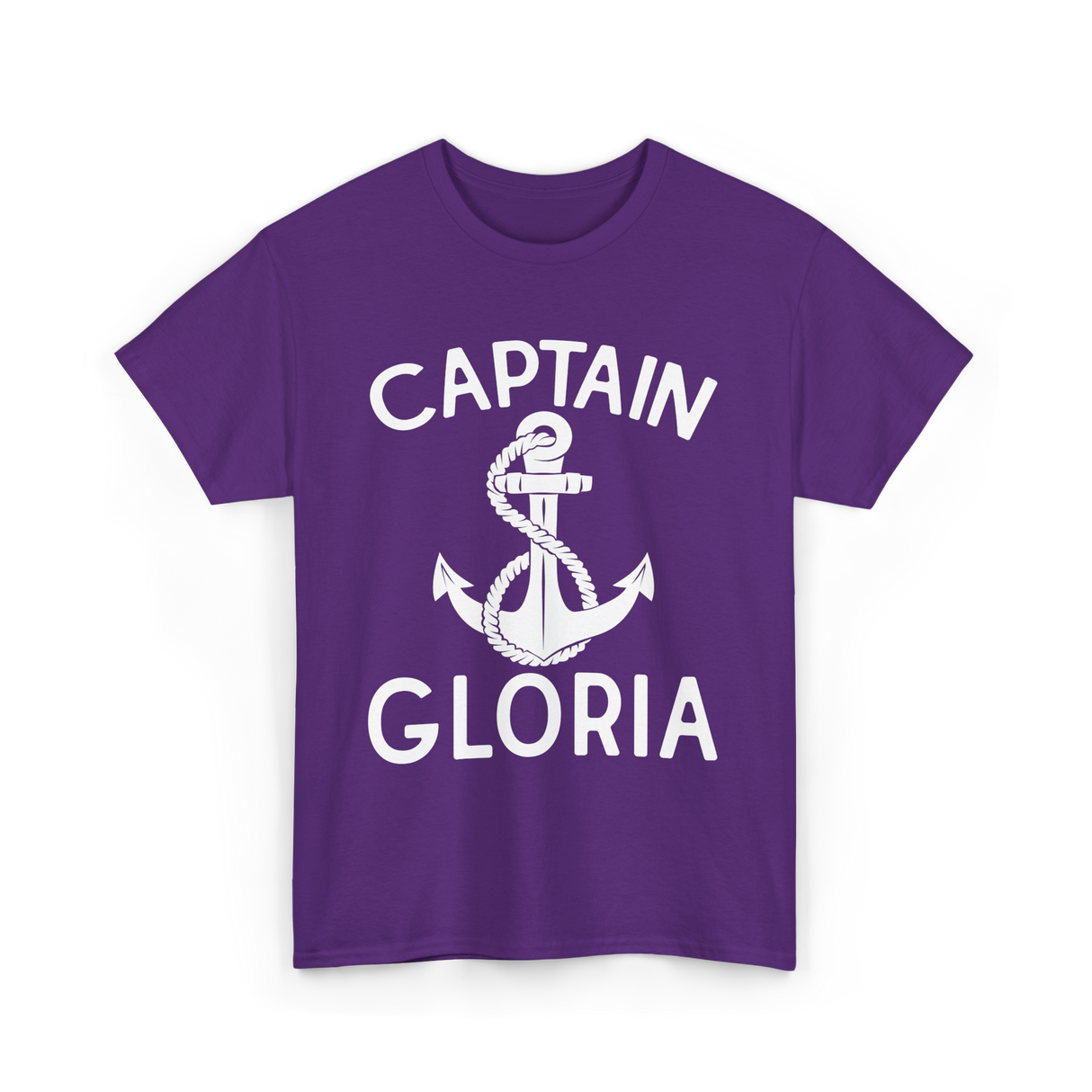 Captain Gloria Boating Captain T-Shirt - Purple