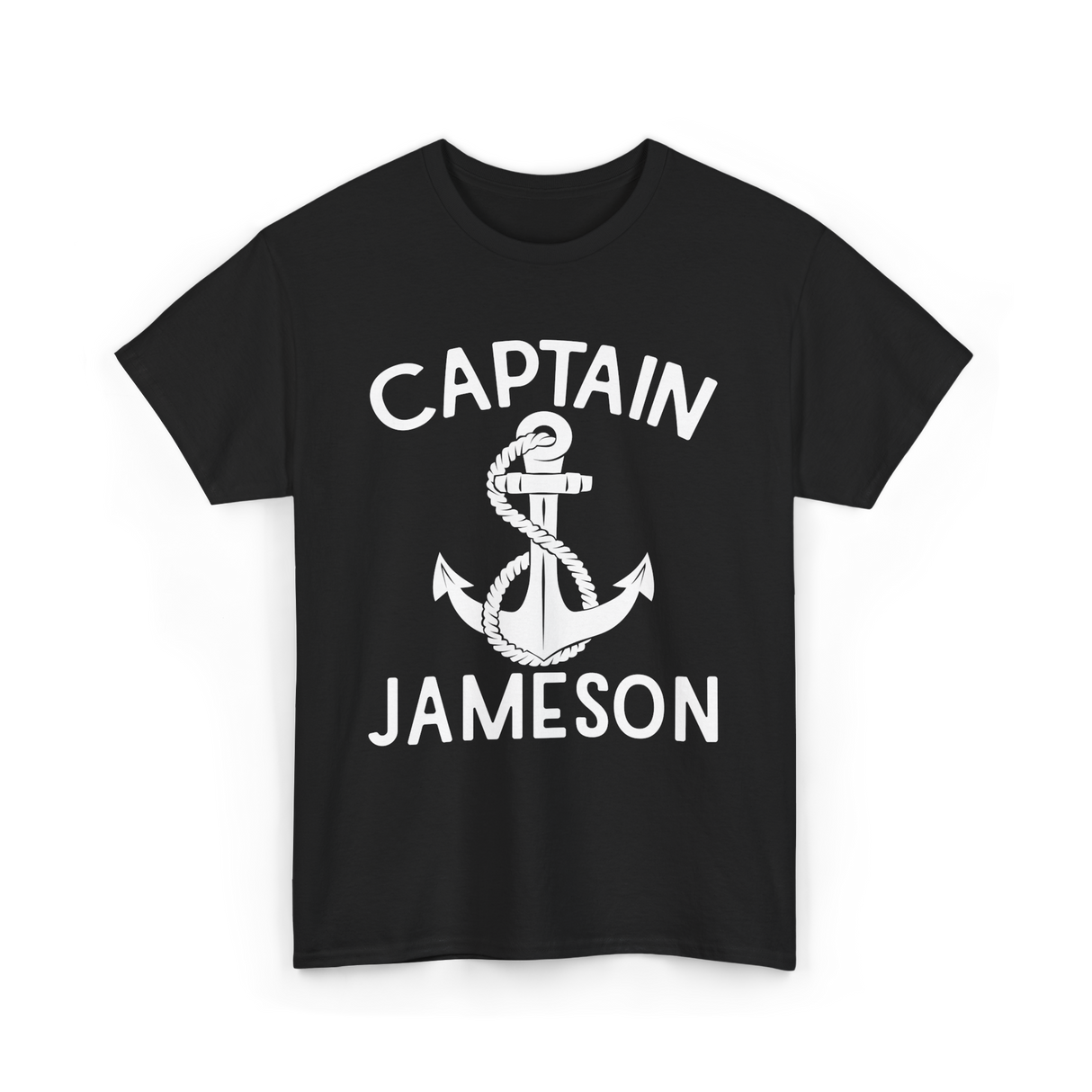 Captain Jameson Yacht Boating T-Shirt - Black