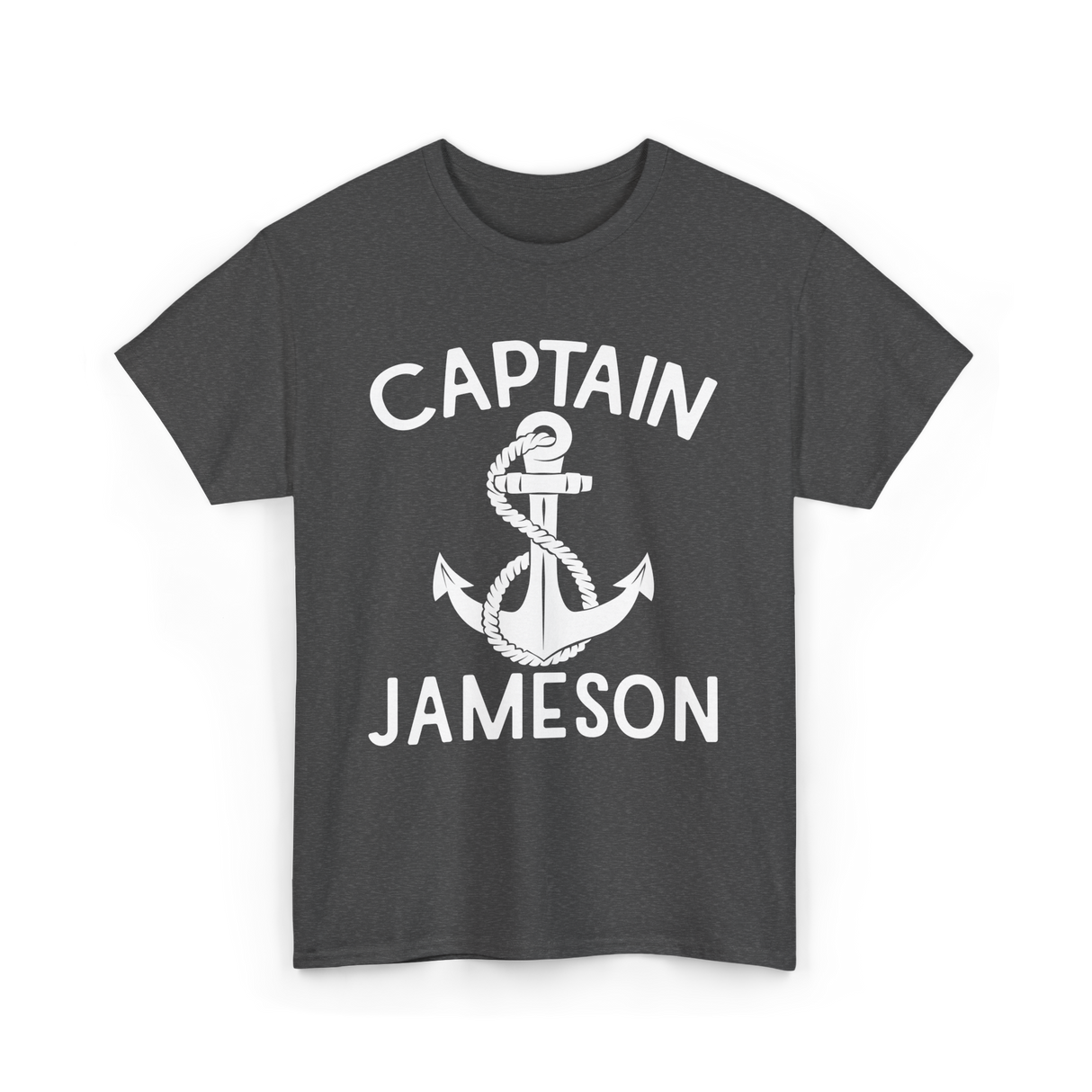 Captain Jameson Yacht Boating T-Shirt - Dark Heather