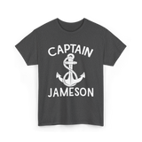 Captain Jameson Yacht Boating T-Shirt - Dark Heather