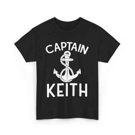 Captain Keith Boating Captain T-Shirt - Black