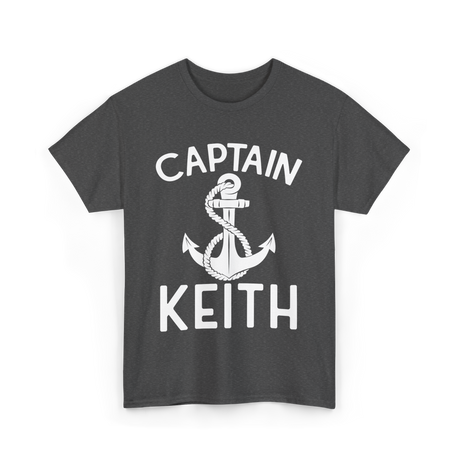 Captain Keith Boating Captain T-Shirt - Dark Heather