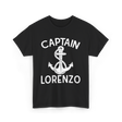 Captain Lorenzo Boat Captain T-Shirt - Black