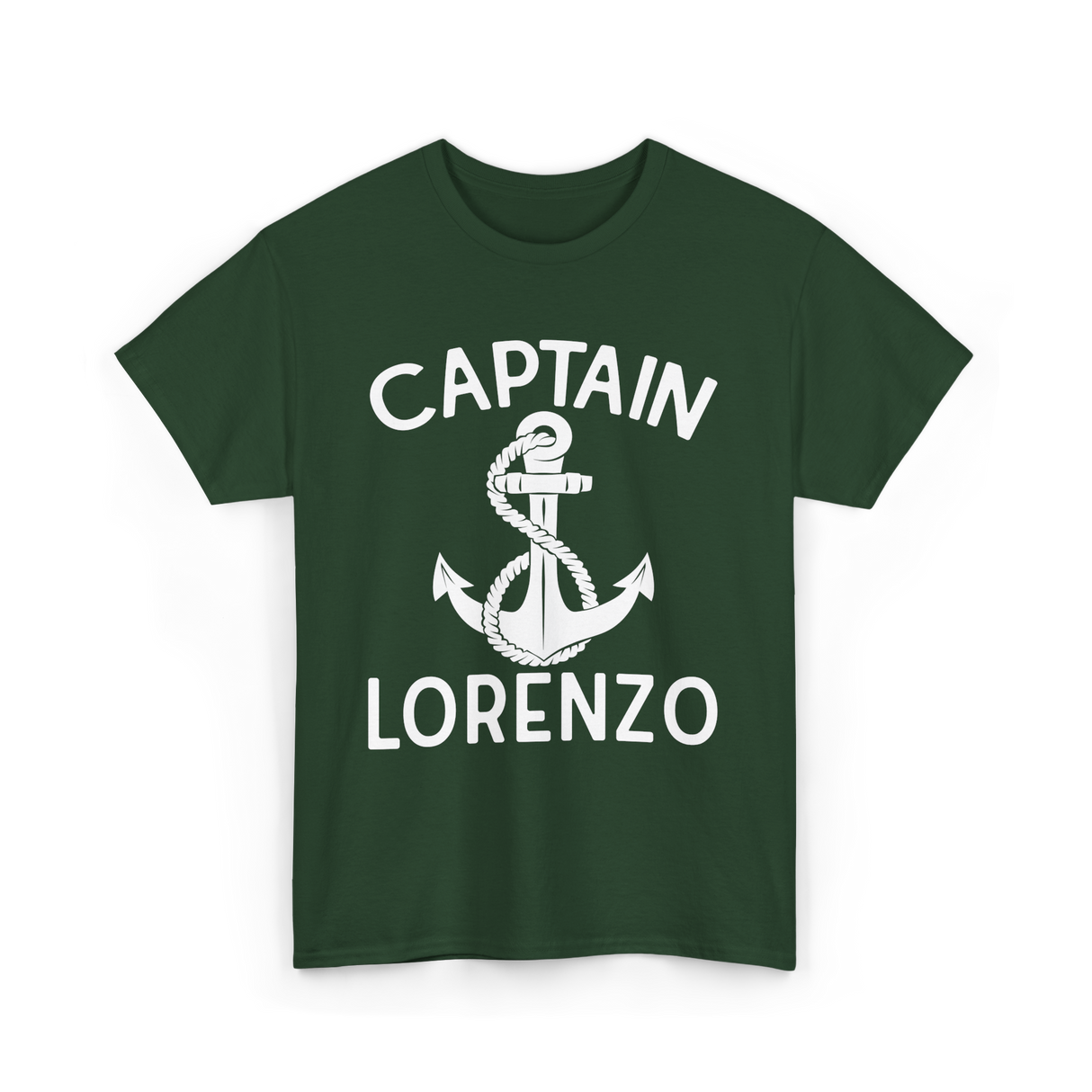 Captain Lorenzo Boat Captain T-Shirt - Forest Green