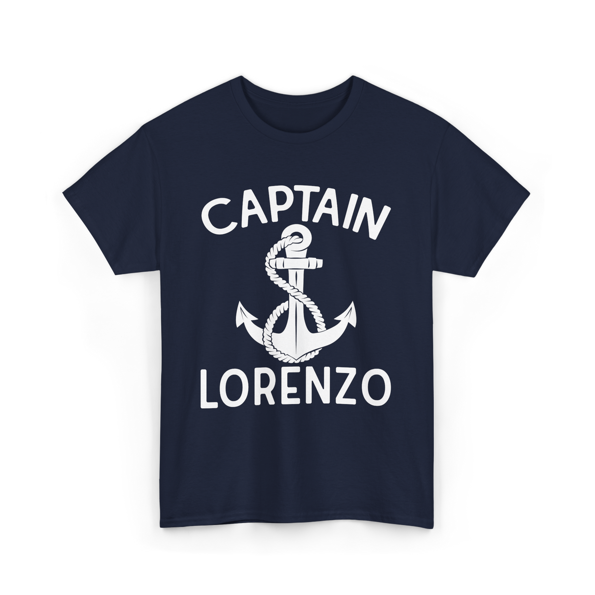 Captain Lorenzo Boat Captain T-Shirt - Navy