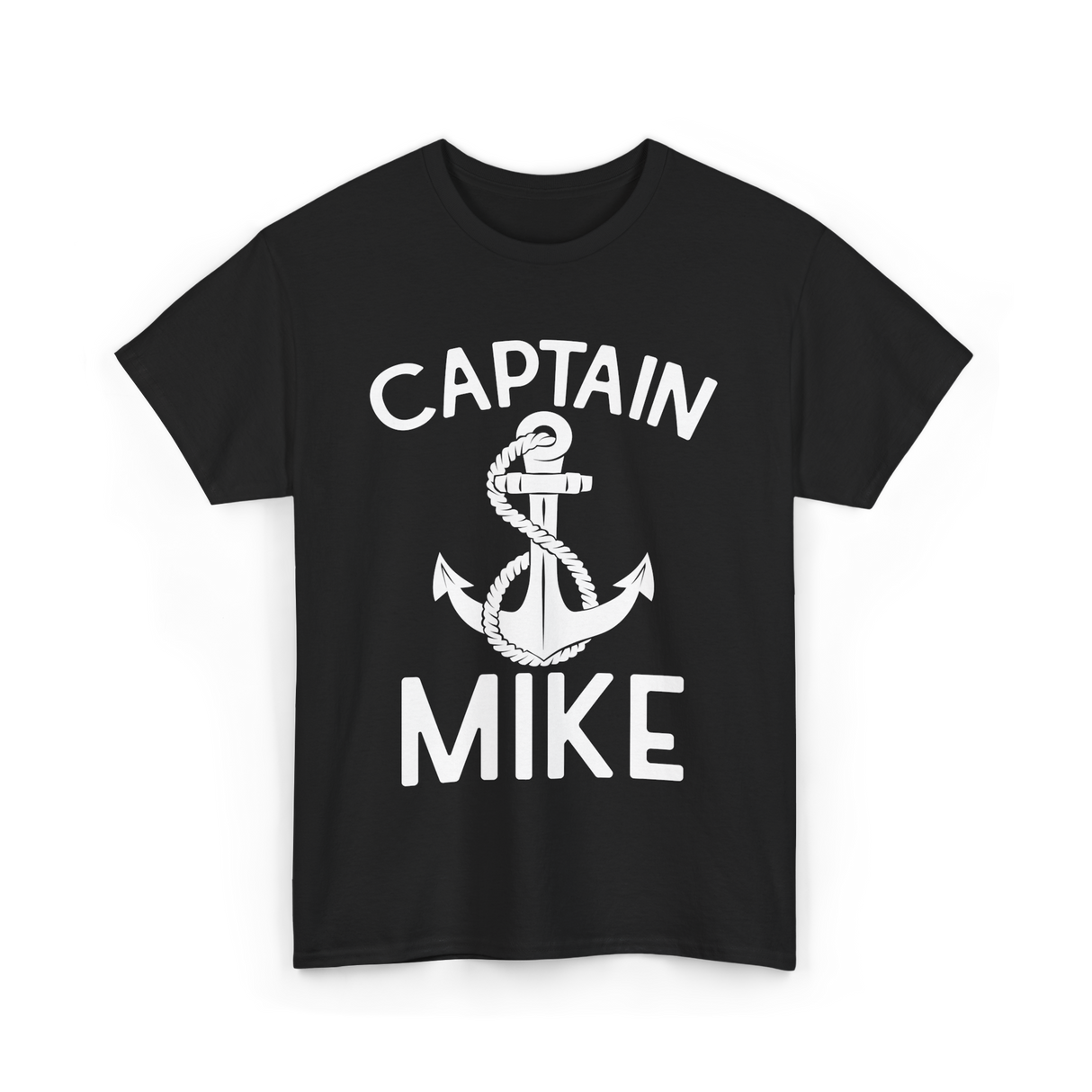 Captain Mike Boating Captain T-Shirt - Black