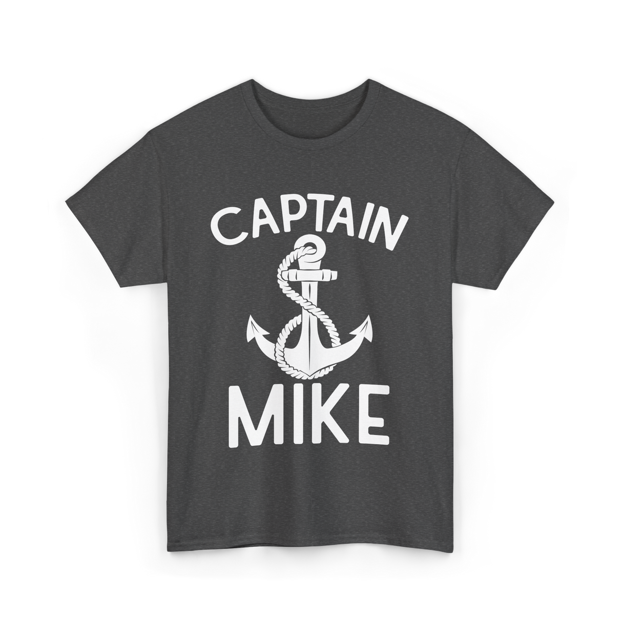 Captain Mike Boating Captain T-Shirt - Dark Heather