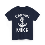 Captain Mike Boating Captain T-Shirt - Navy