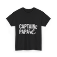 Captain Papa Anchor Boating T-Shirt - Black