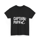 Captain Papa Anchor Boating T-Shirt - Black