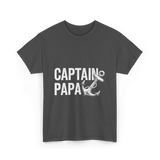 Captain Papa Anchor Boating T-Shirt - Dark Heather