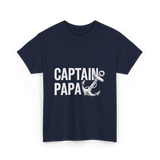 Captain Papa Anchor Boating T-Shirt - Navy