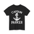 Captain Parker Boating Captain T-Shirt - Black