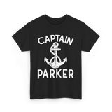 Captain Parker Boating Captain T-Shirt - Black