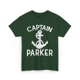 Captain Parker Boating Captain T-Shirt - Forest Green