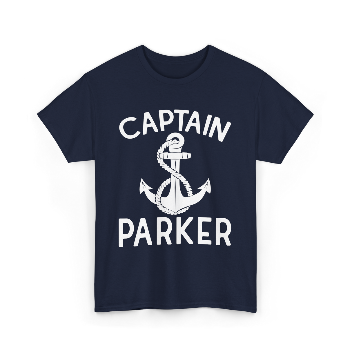 Captain Parker Boating Captain T-Shirt - Navy