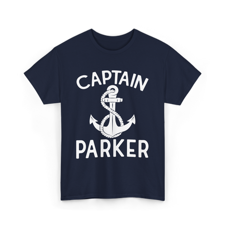 Captain Parker Boating Captain T-Shirt - Navy