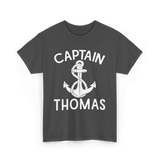 Captain Thomas Boating Nautical T-Shirt - Dark Heather