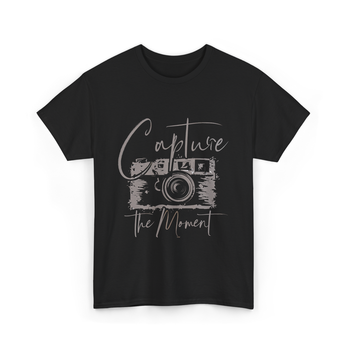 Capture The Moment Photography T-Shirt - Black