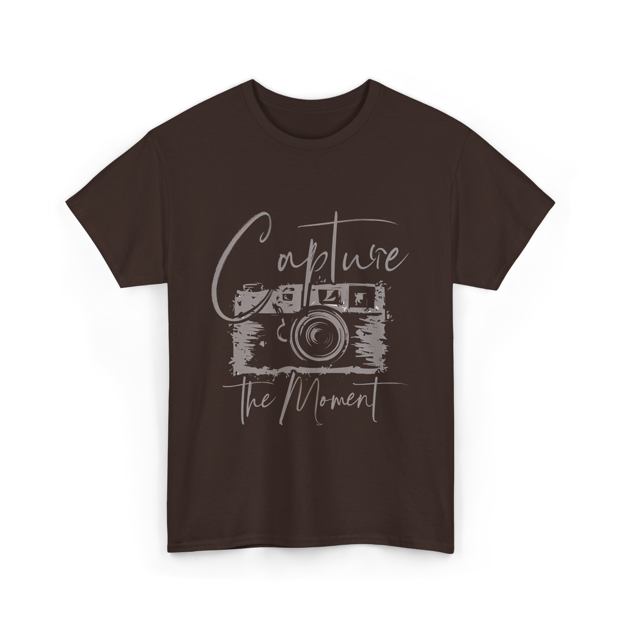 Capture The Moment Photography T-Shirt - Dark Chocolate