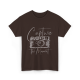 Capture The Moment Photography T-Shirt - Dark Chocolate