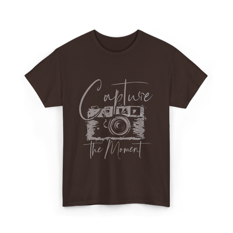 Capture The Moment Photography T-Shirt - Dark Chocolate