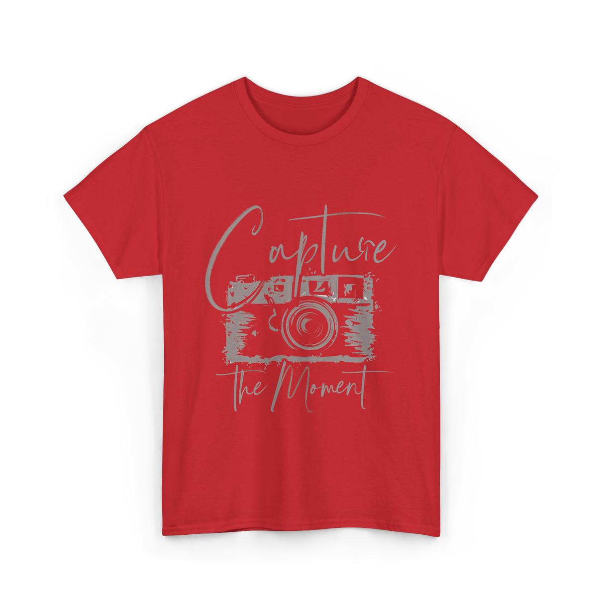 Capture The Moment Photography T-Shirt - Red