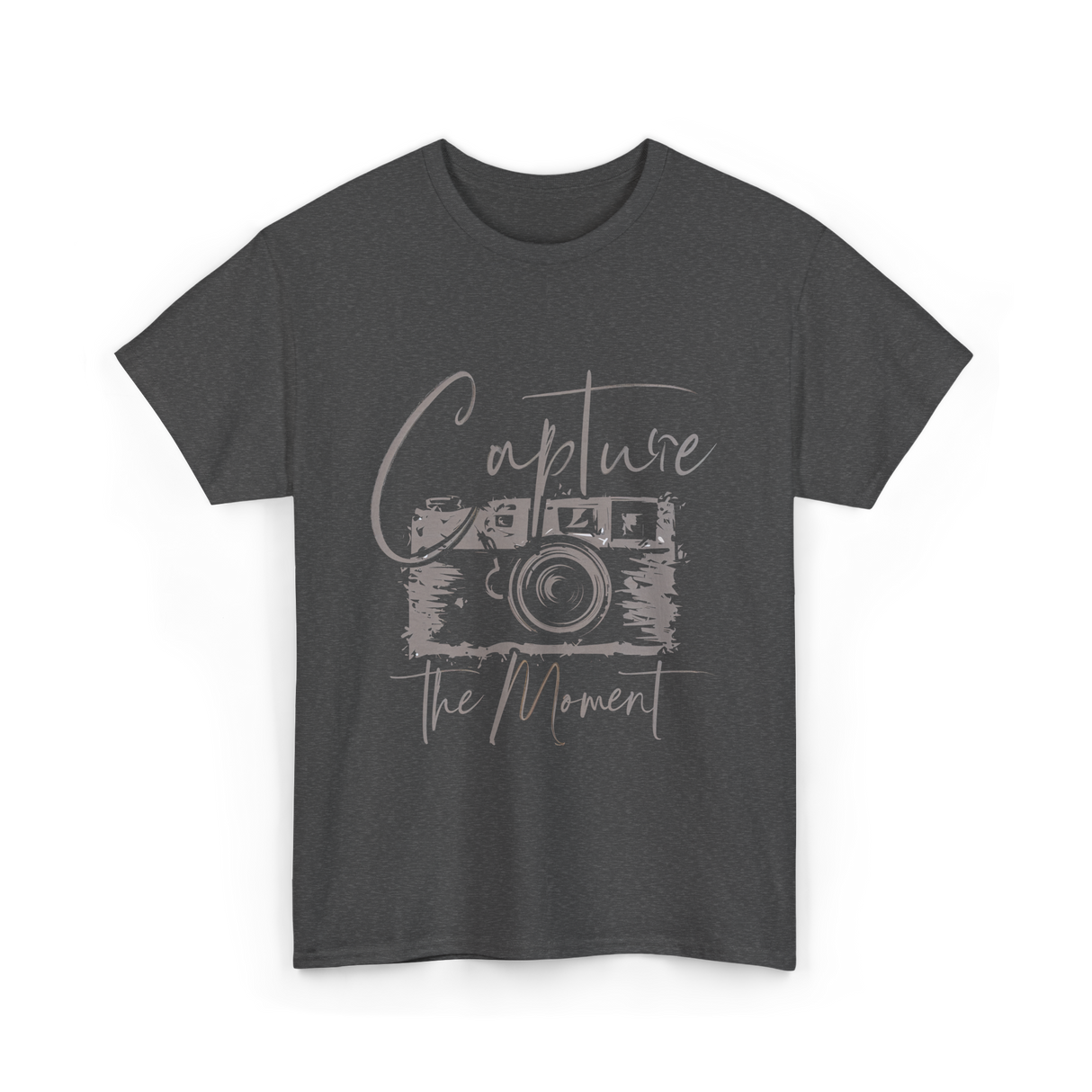 Capture The Moment Photography T-Shirt - Dark Heather