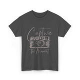 Capture The Moment Photography T-Shirt - Dark Heather