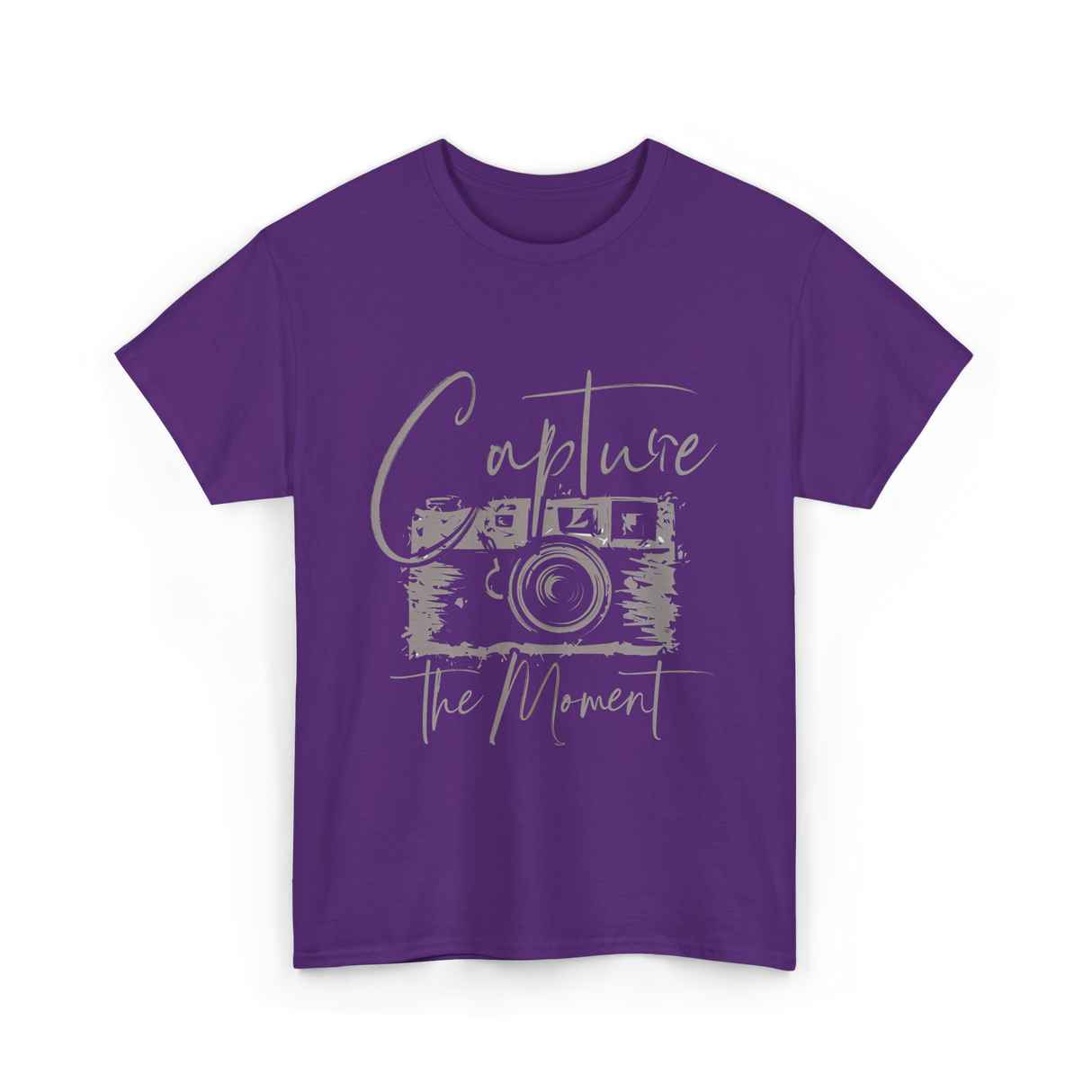 Capture The Moment Photography T-Shirt - Purple