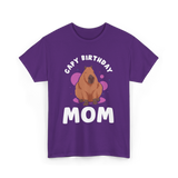 Capybara Cute Animal Capybaras T-Shirt - Purple