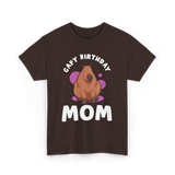 Capybara Cute Animal Capybaras T-Shirt - Dark Chocolate