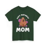 Capybara Cute Animal Capybaras T-Shirt - Forest Green