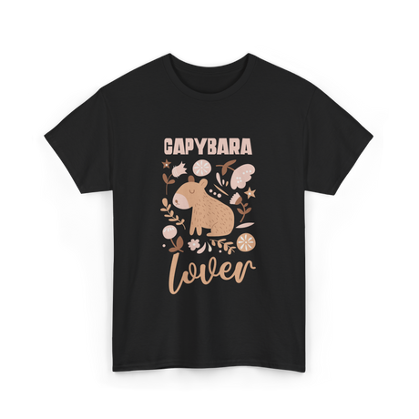 Capybara Lover Animal Capybara T-Shirt - Black